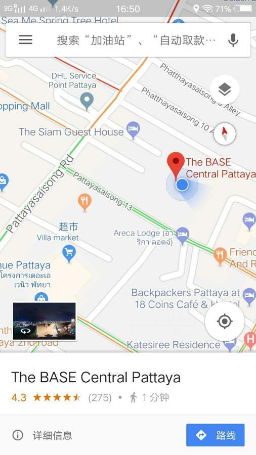 The Base Pattaya 芭提雅基地公寓 Экстерьер фото